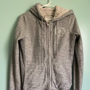 Abercrombie & Fitch Gray Zip-Up Jacket